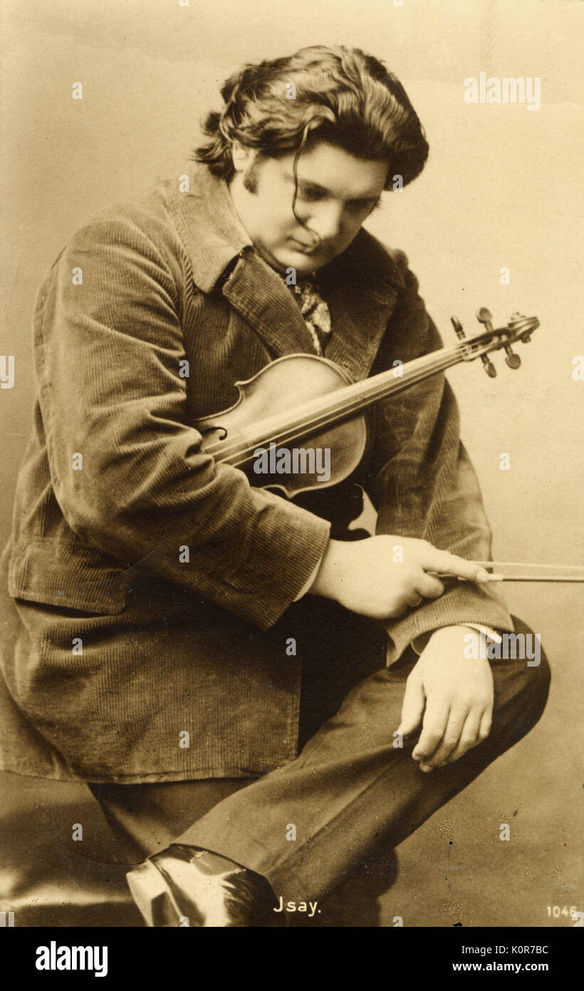 YSAYE, Eugene Belgian violinist (18581931 Stock Photo Alamy