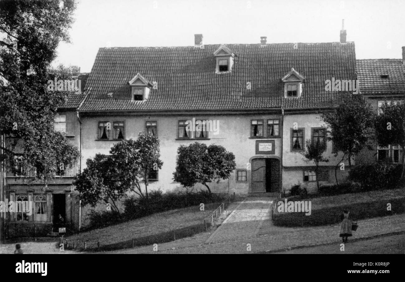 BACH, Johann Sebastian - birthplace in Eisenach German composer & organist, 1685-1750 Stock Photo