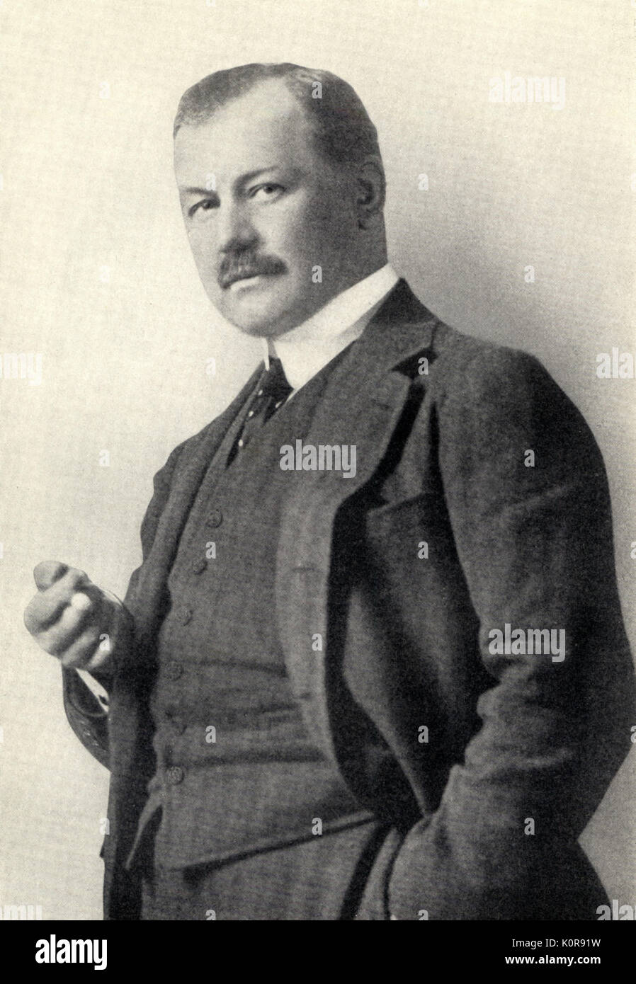 Franz Lehar in London, 1912. Hungarian composer (1870 1948 Stock Photo