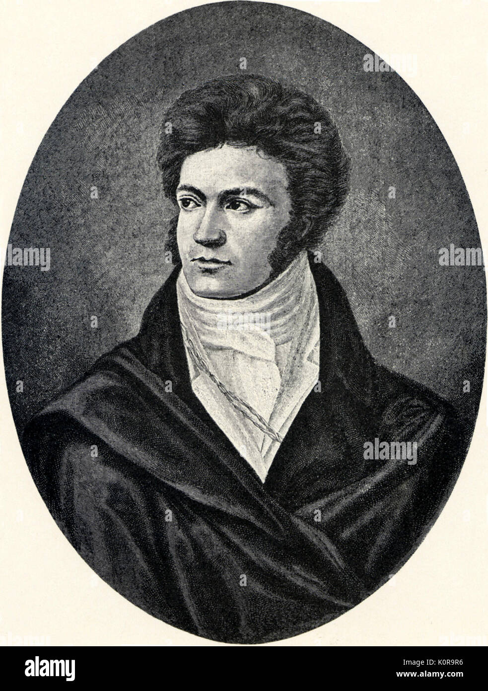 BEETHOVEN, Ludwig van - as a young man German composer 1770-1827 Stock Photo