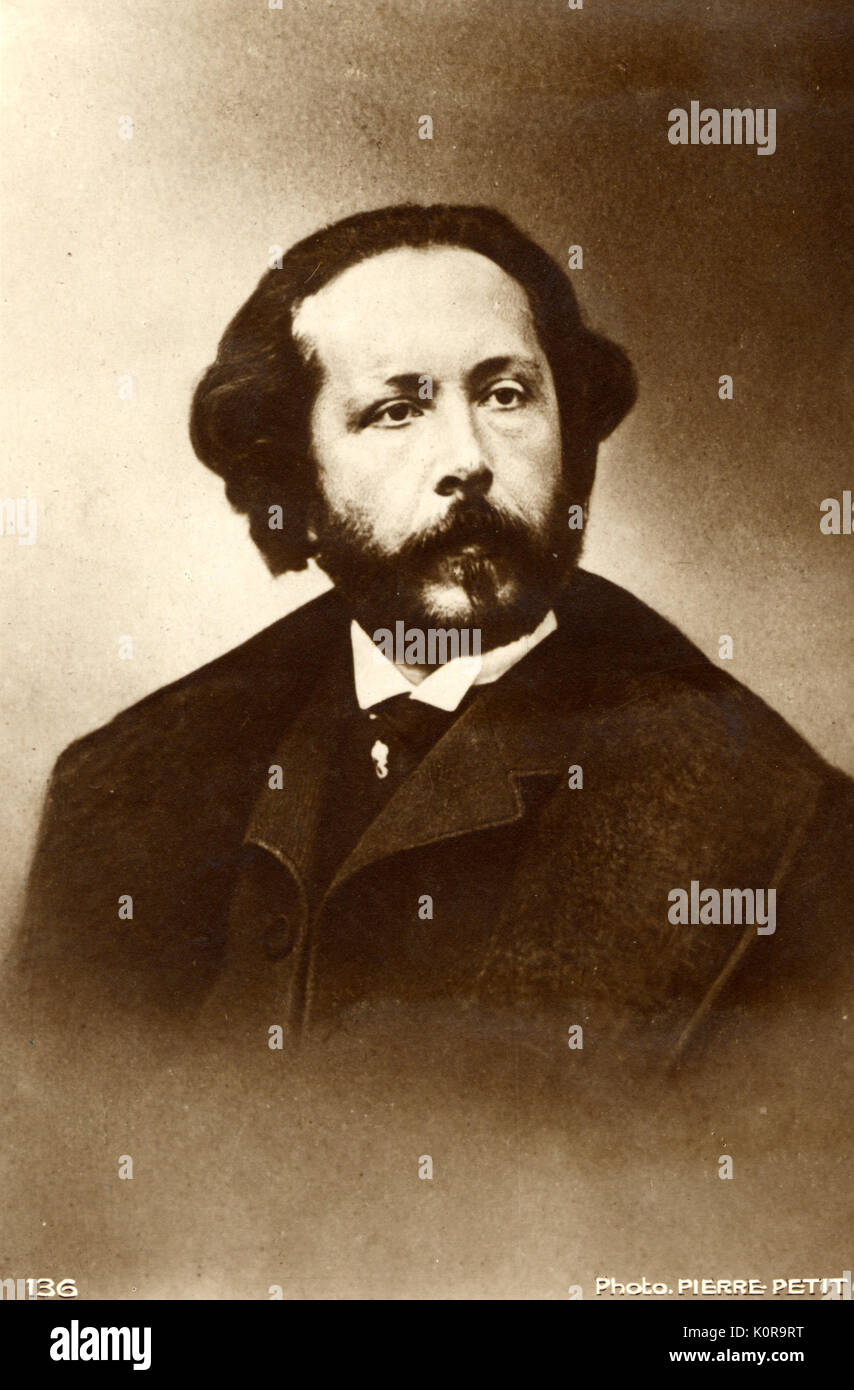 Edouard  Lalo, portrait. French composer 1823-1892 Stock Photo