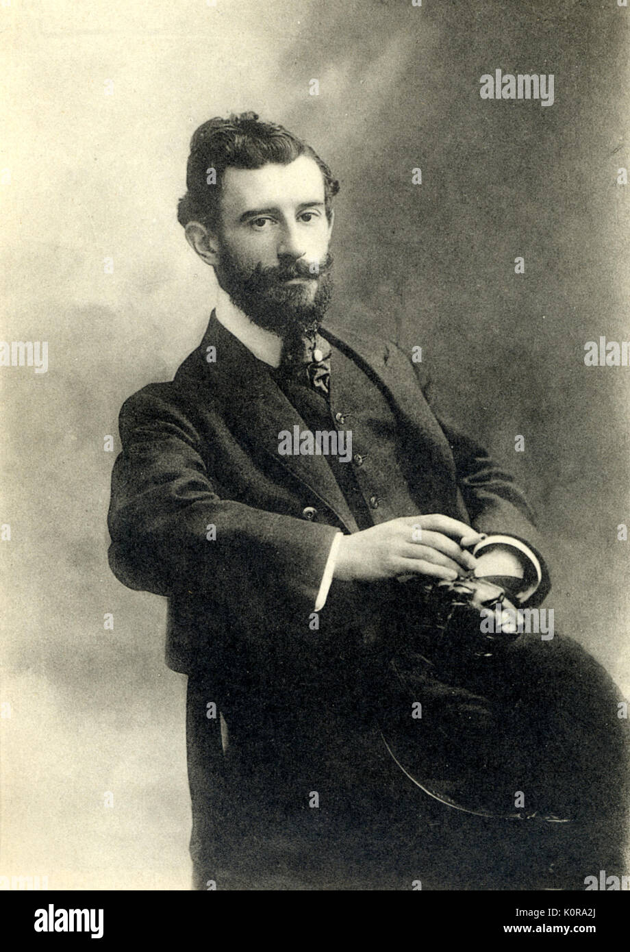 RAVEL, Maurice  in 1907 French Composer, 1875-1937 Stock Photo