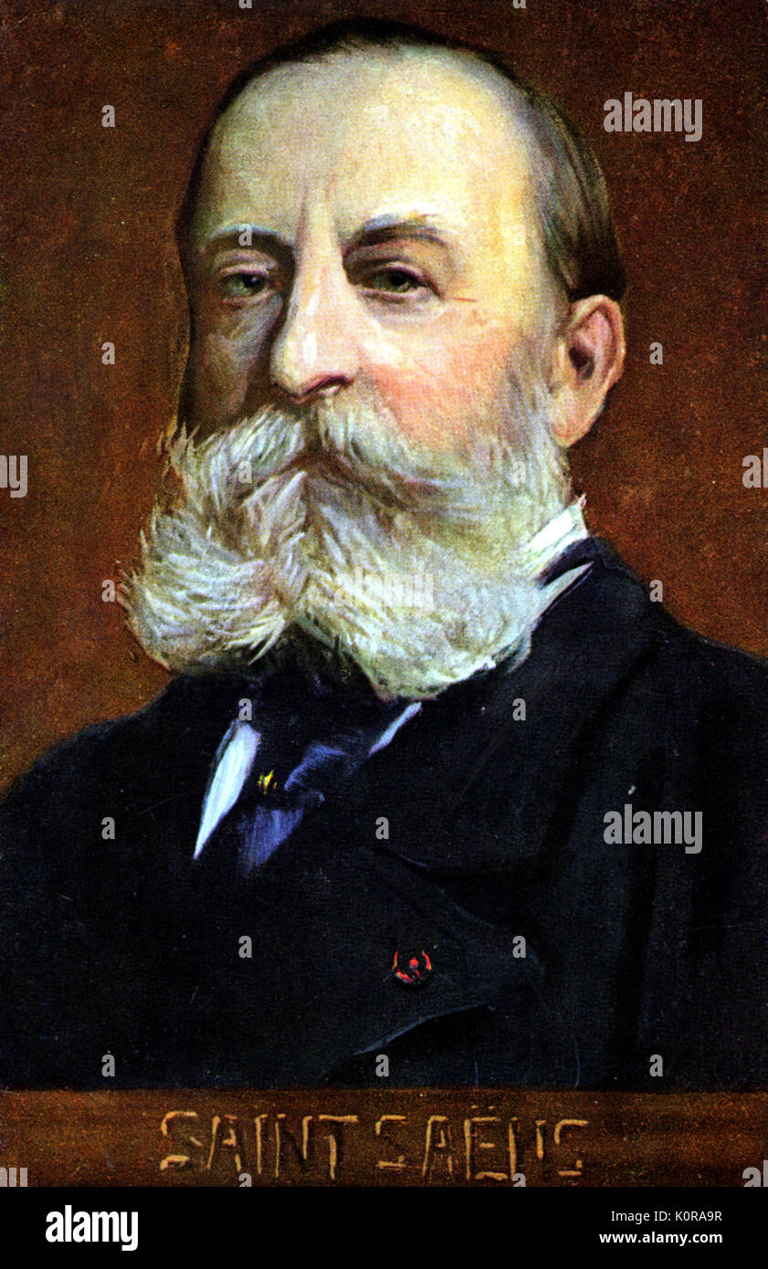 Portrait de Camille Saint-Saens (Saint Saens, 1835-1921