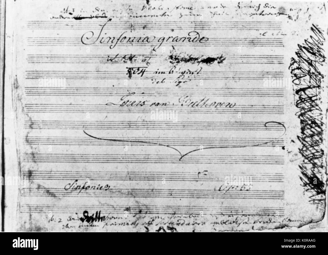 Beethoven eroica symphony High Resolution Stock Photography and Images ...