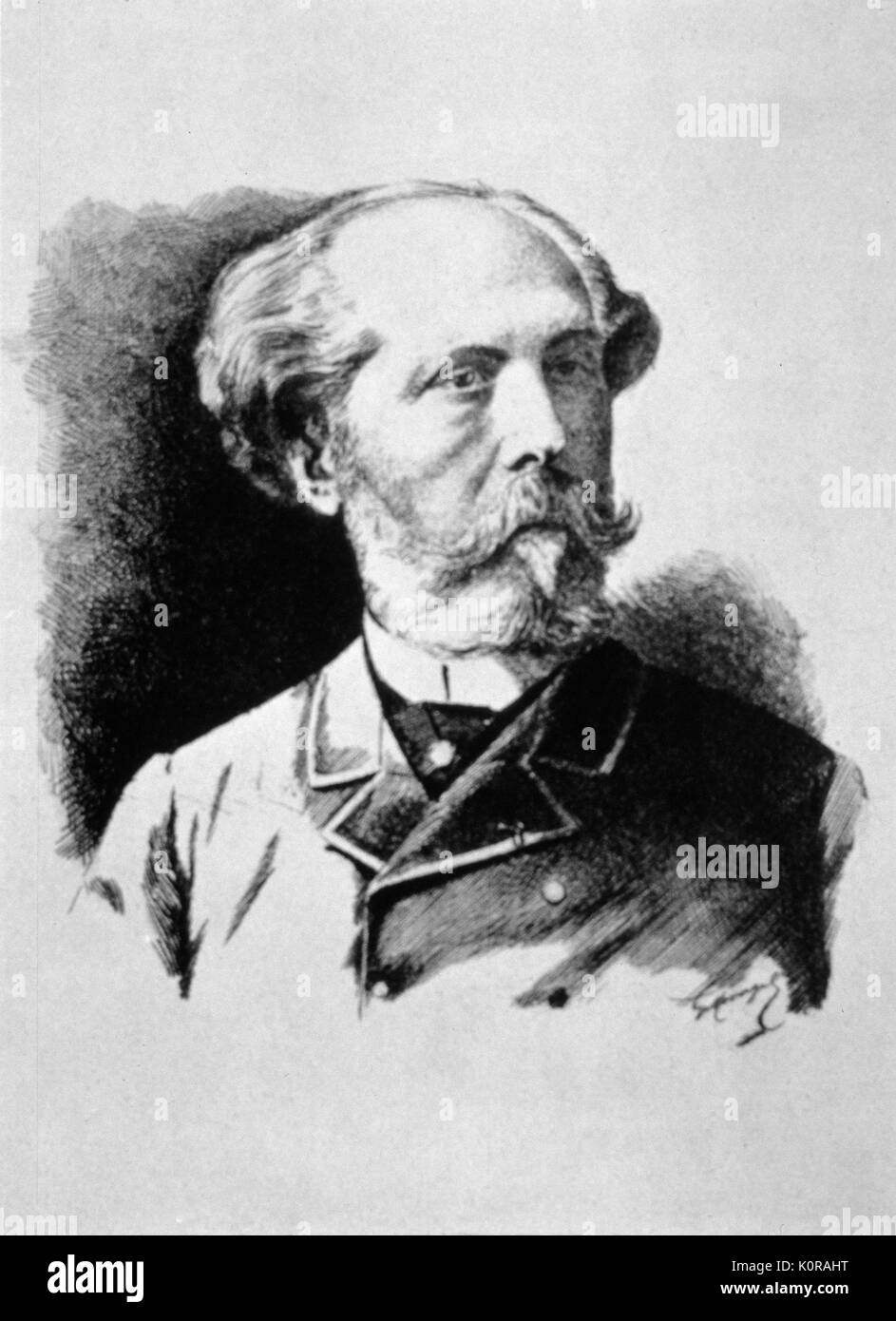 LALO, Edouard French Composer, 1823-1892 Stock Photo