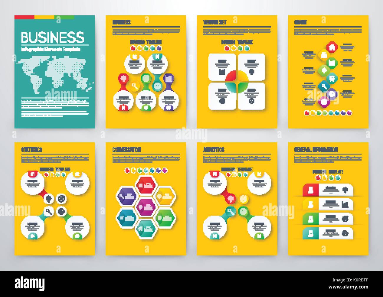 Color elements for infographics Stock Vector Image & Art - Alamy