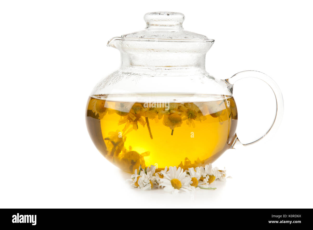 Cup of chamomile tea Stock Photo Alamy