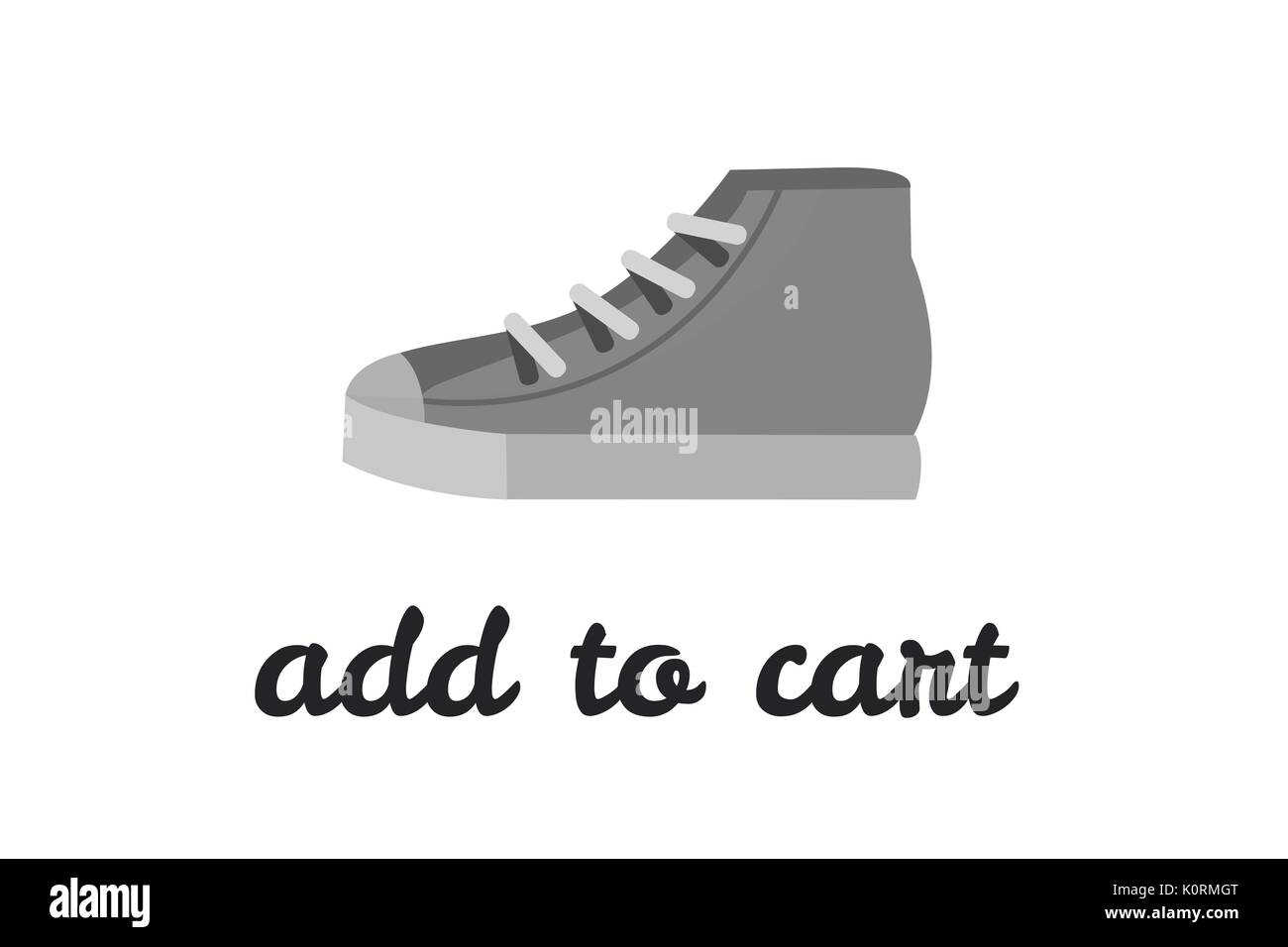Digital composite of Online shopping with add to cart text interface Stock Photo
