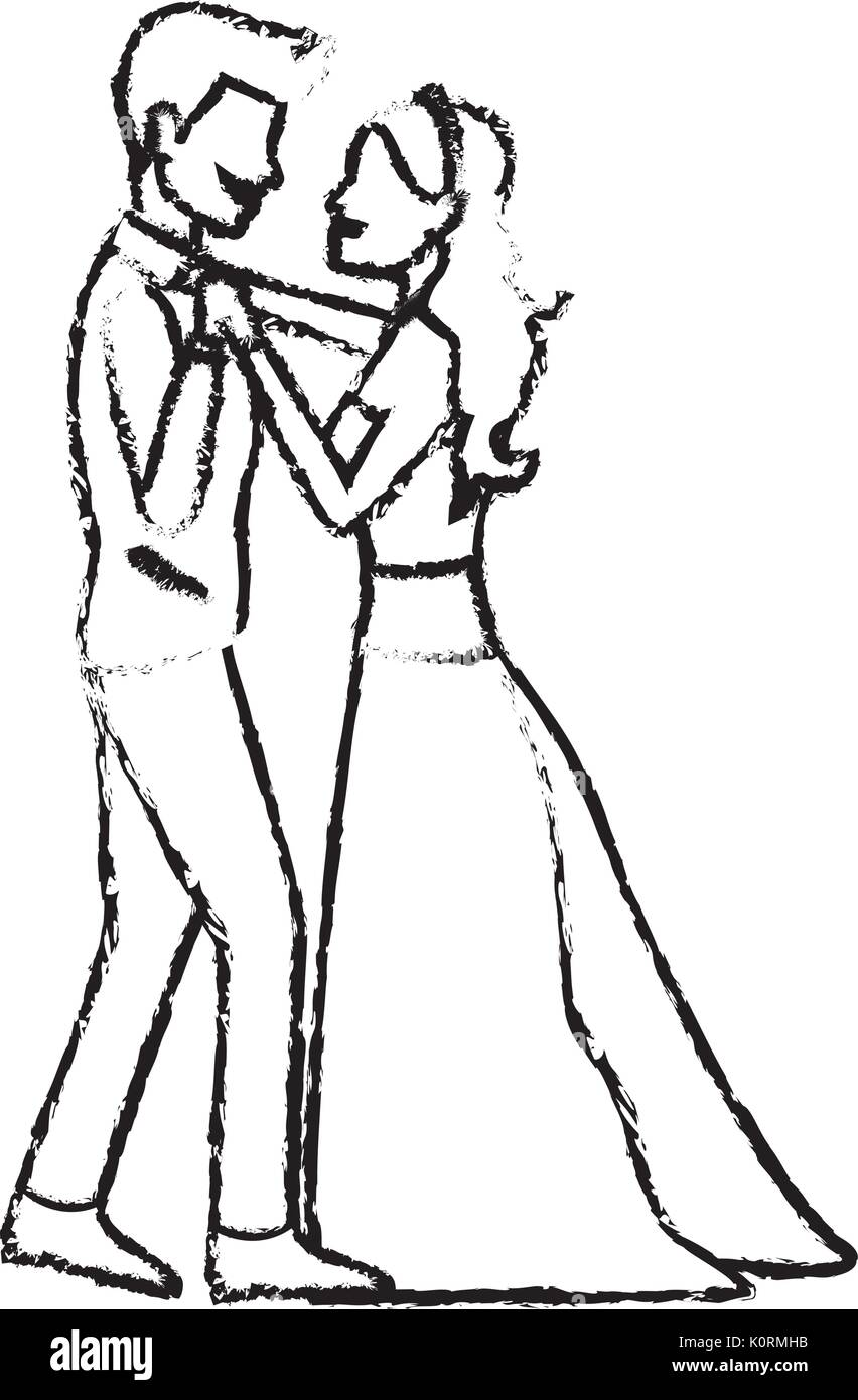 Couple Dancing Drawing Reference | TikTok