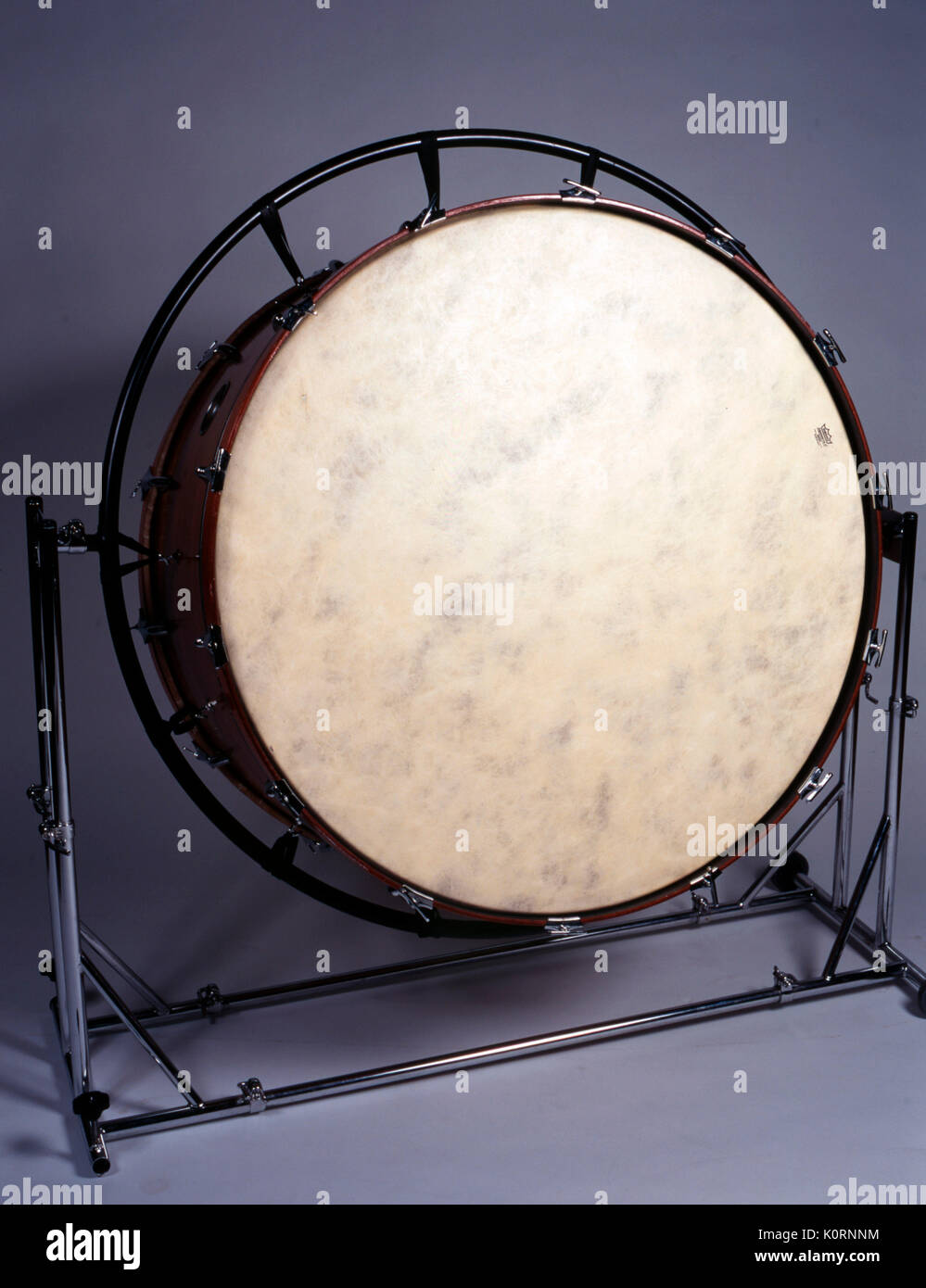 Orchestral Bass Drum on swivel stand Stock Photo - Alamy