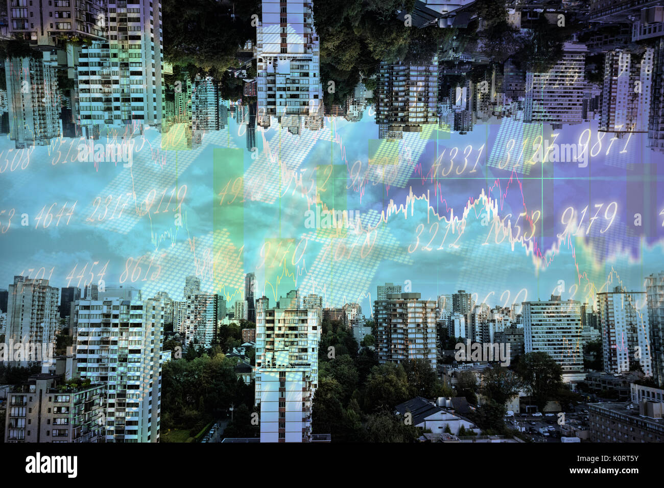 Digital composite world map against hi-res stock photography and images ...