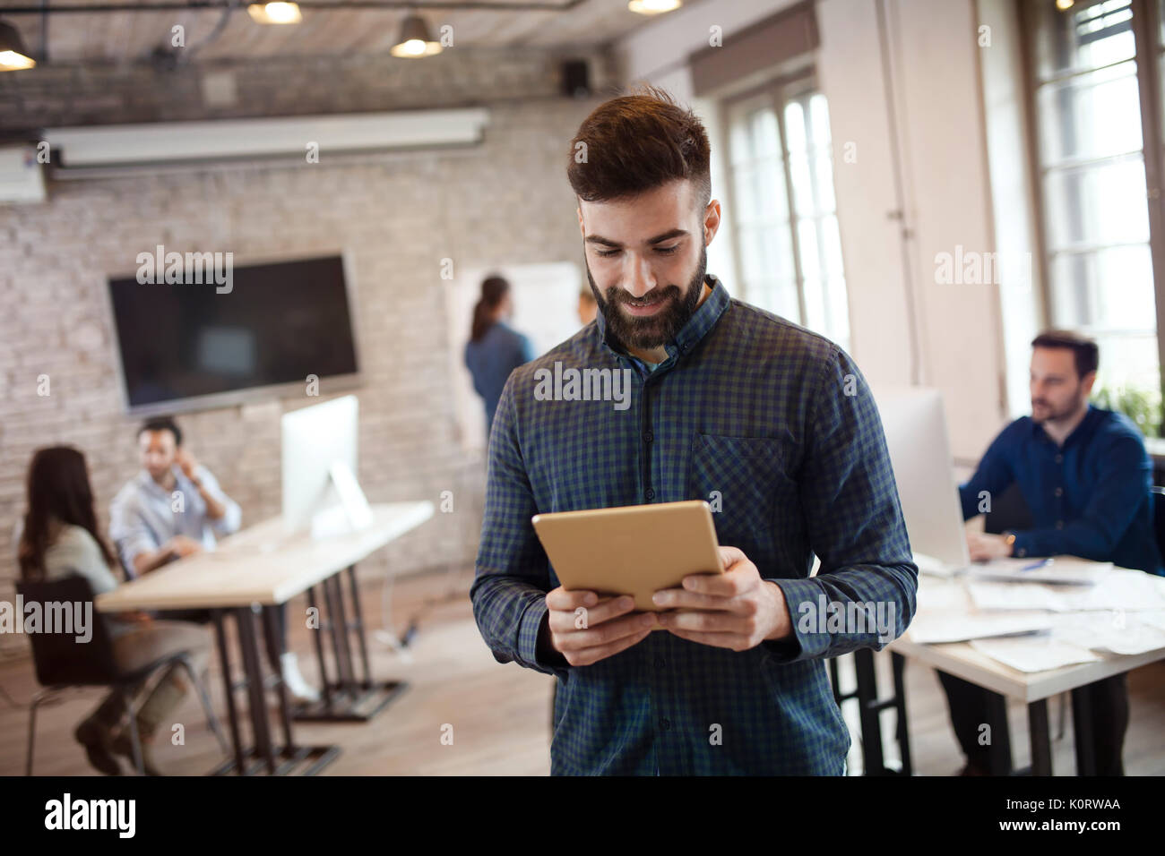 Male designer hires stock photography and images Alamy