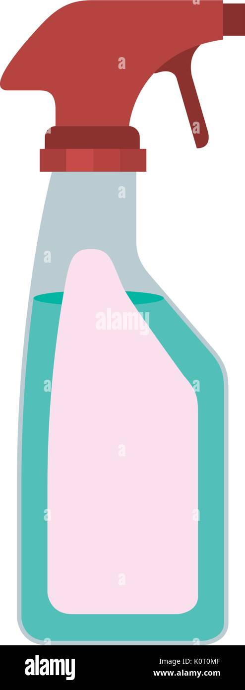 colorful silhouette of laundry spray bottle Stock Vector Image & Art ...