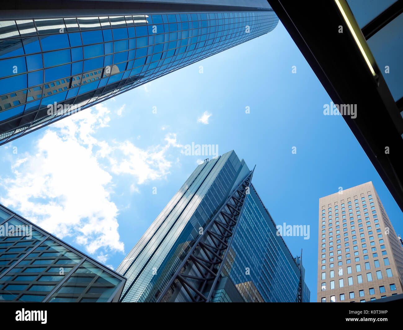 Skyscrapers in TokyoShinjuku, Tokyo, Japan, One of the biggest business ...