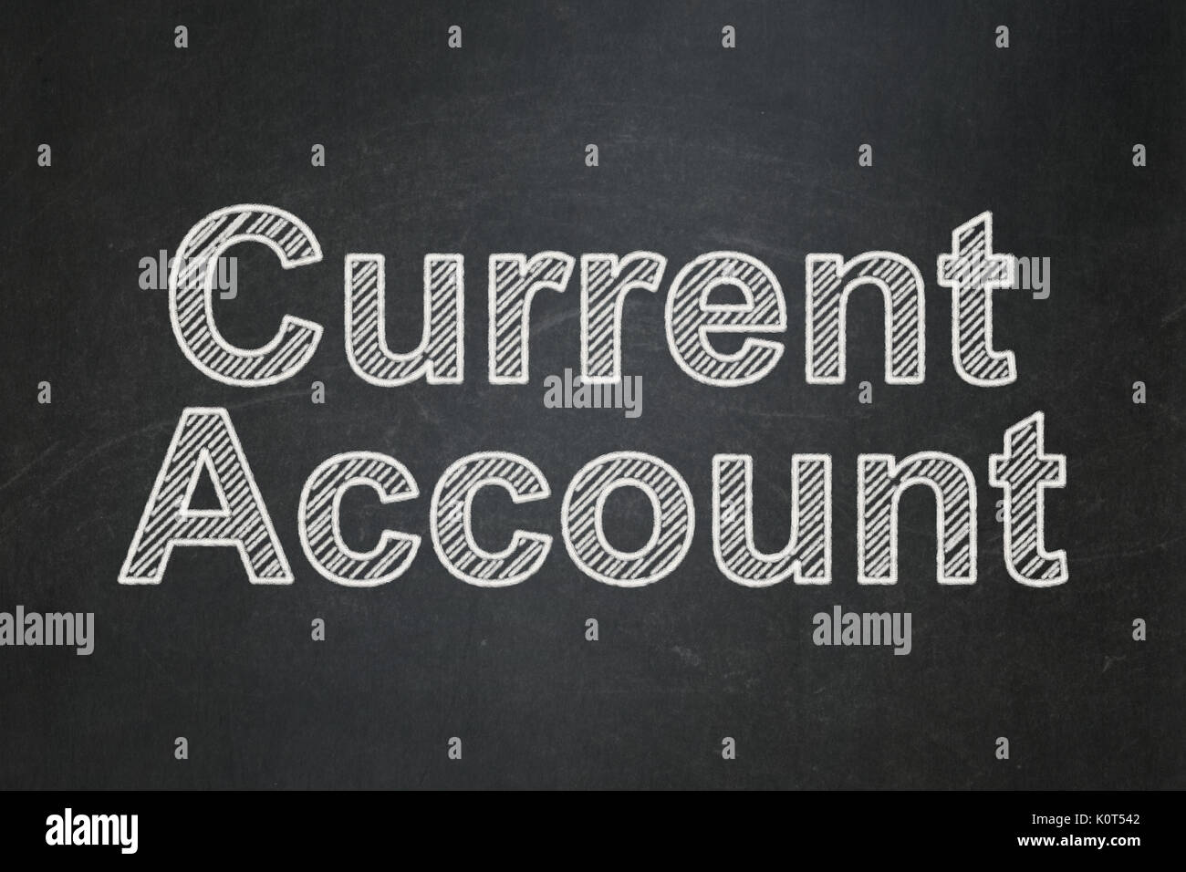Current Account Background Currency concept: Current Account on chalkboard background Stock Photo ...