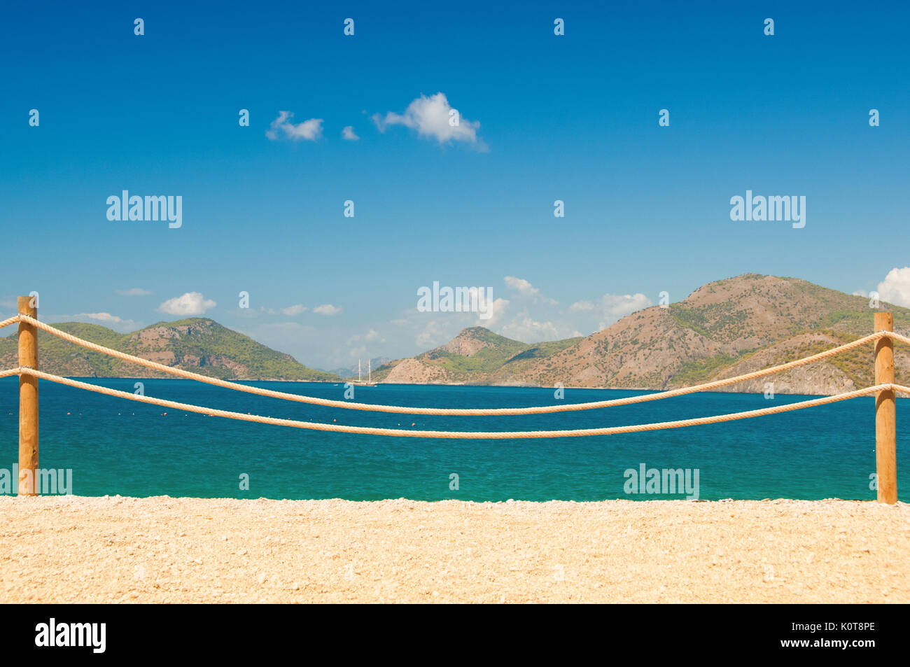 Mediterranean sea water balcony hi-res stock photography and images - Alamy
