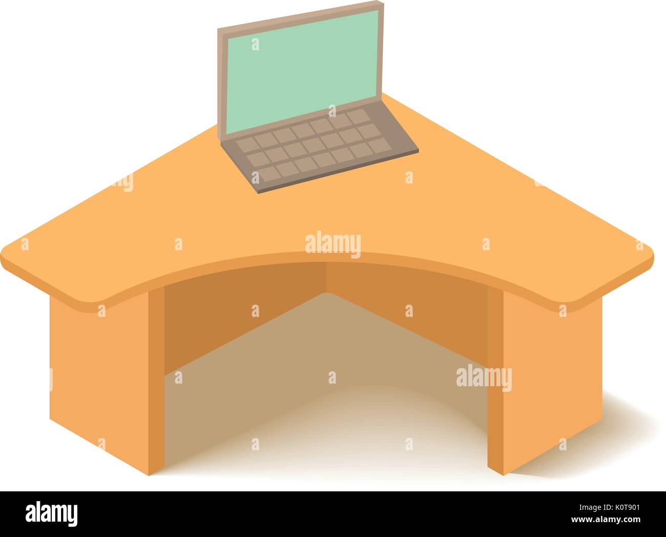 Table icon isometric 3d style Stock Vector Image & Art - Alamy