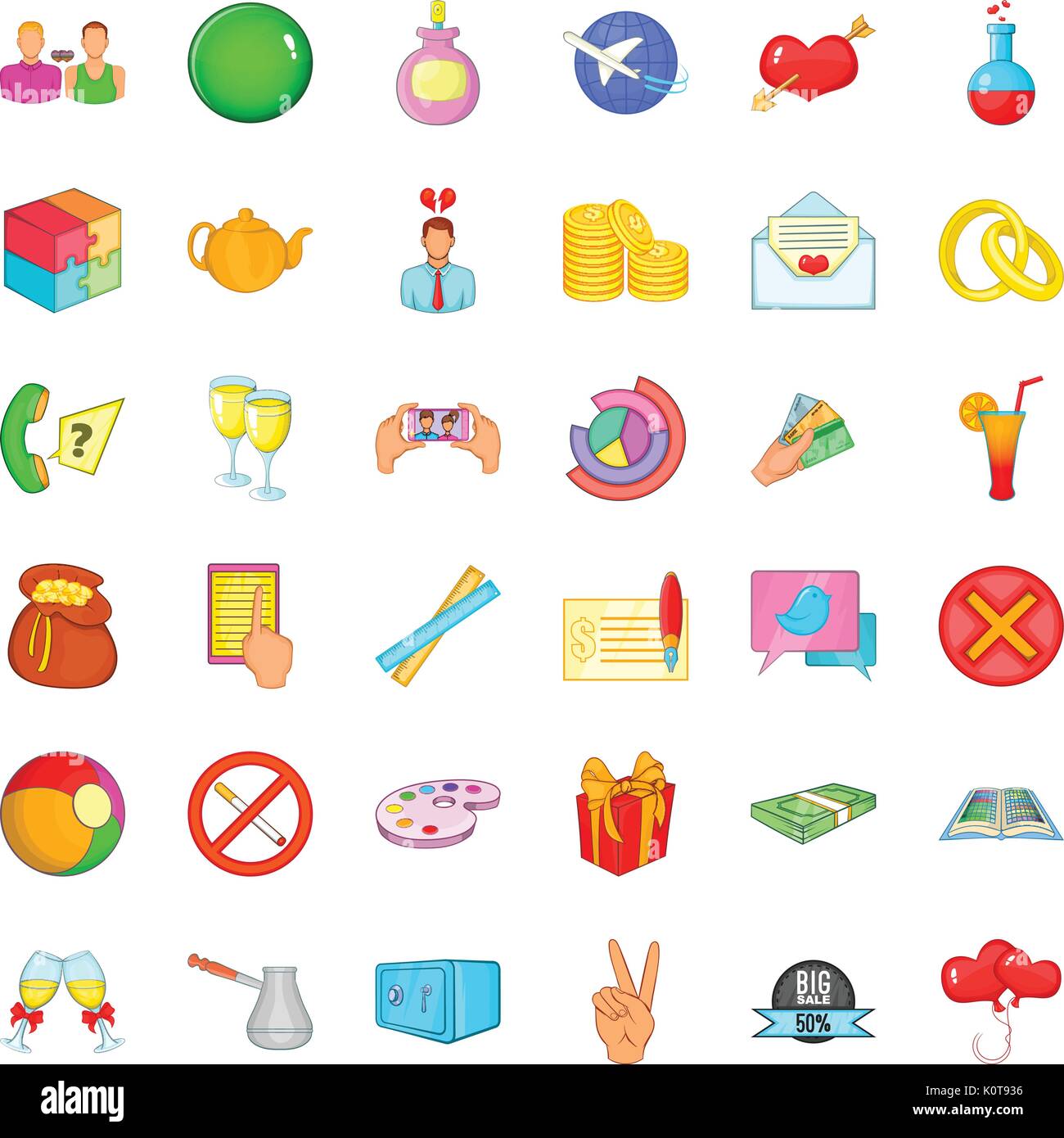 Travel icons set, cartoon style Stock Vector Image & Art - Alamy