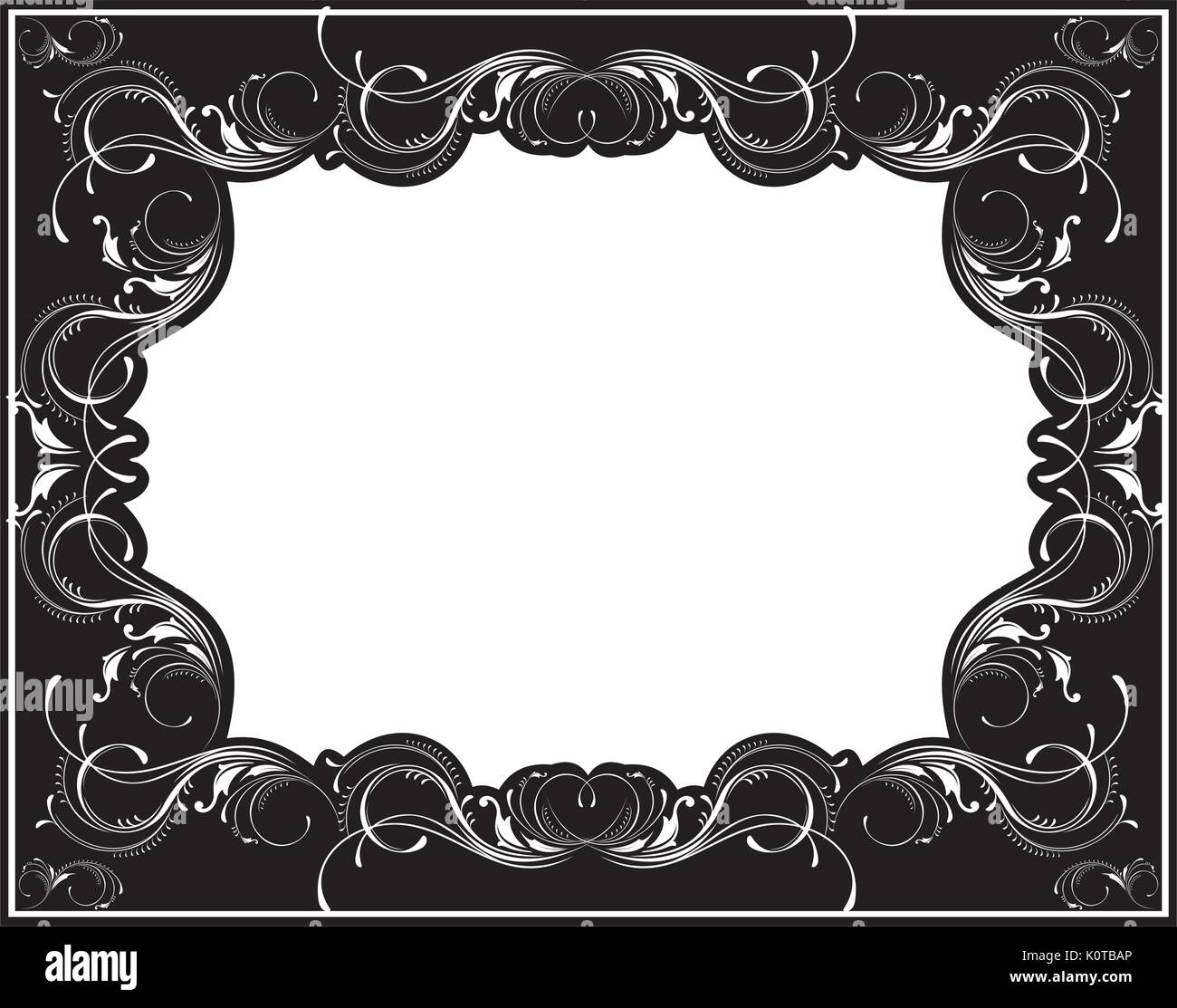 old fashioned frame in vector format very easy to edit, individual