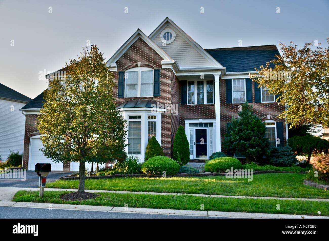 Modern singlefamily home Stock Photo Alamy