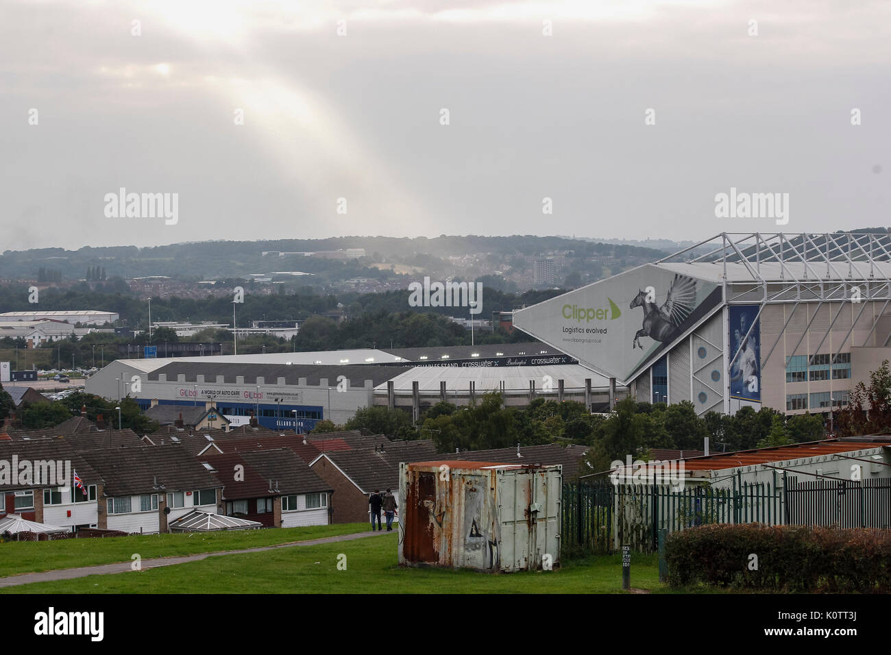 A general view of Elland Road before the Carabao Cup Second Round match between Leeds United and Newport County at Elland Road on August 22nd 2017 in Leeds, England. Credit: PHC Images/Alamy Live News Stock Photo