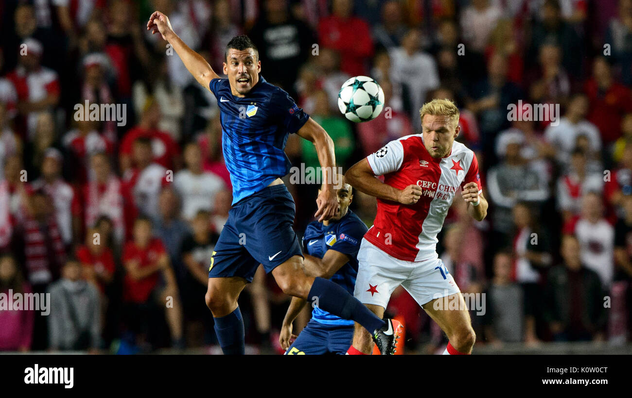 Sk slavia praha vs apoel nikosie hi-res stock photography and images - Alamy