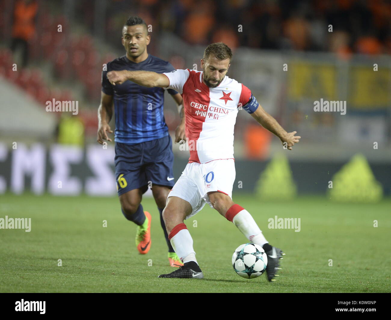 Sk slavia praha vs apoel nikosie hi-res stock photography and images - Alamy