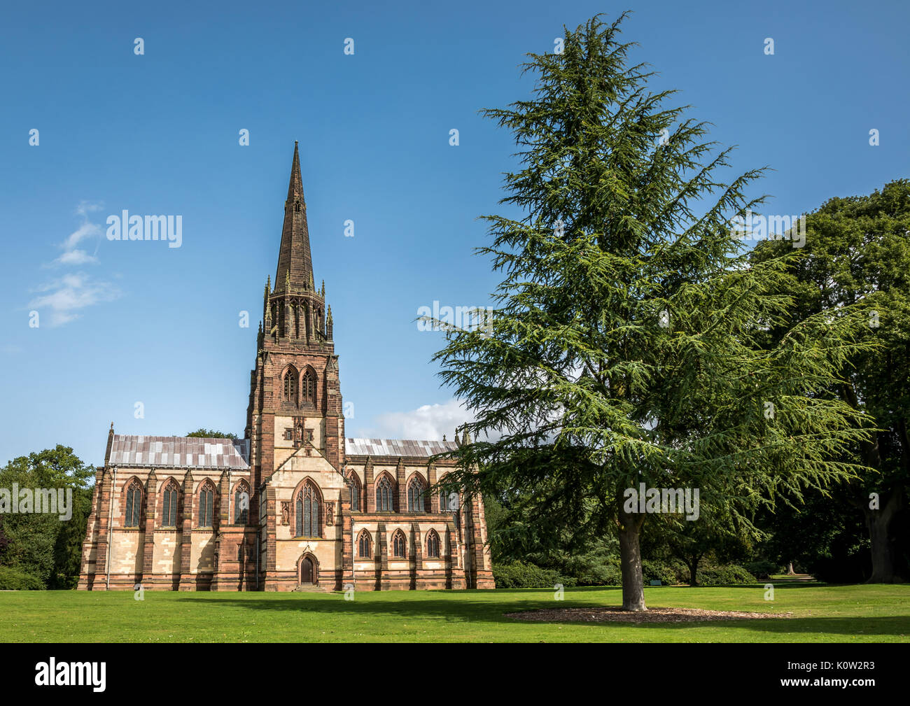 Clumber Park Church, Church of St Mary the Virgin, Clumber Park, Worksop, Nottinghamshire, UK Stock Photo
