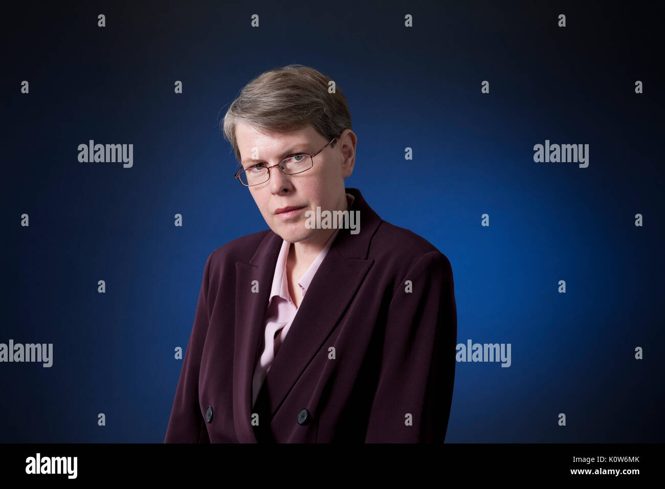 Edinburgh, UK. 25th August 2017. Kathleen Taylor, the freelance science writer and neuroscientist, appearing at the Edinburgh International Book Festival. Gary Doak / Alamy Live News Stock Photo