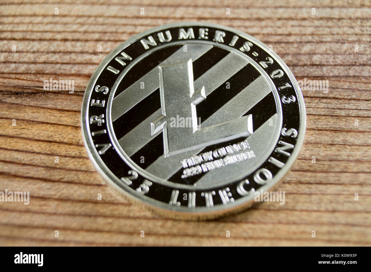 Litecoin Coin Symbol Logo. Crypto Currency Litecoin Logotype
