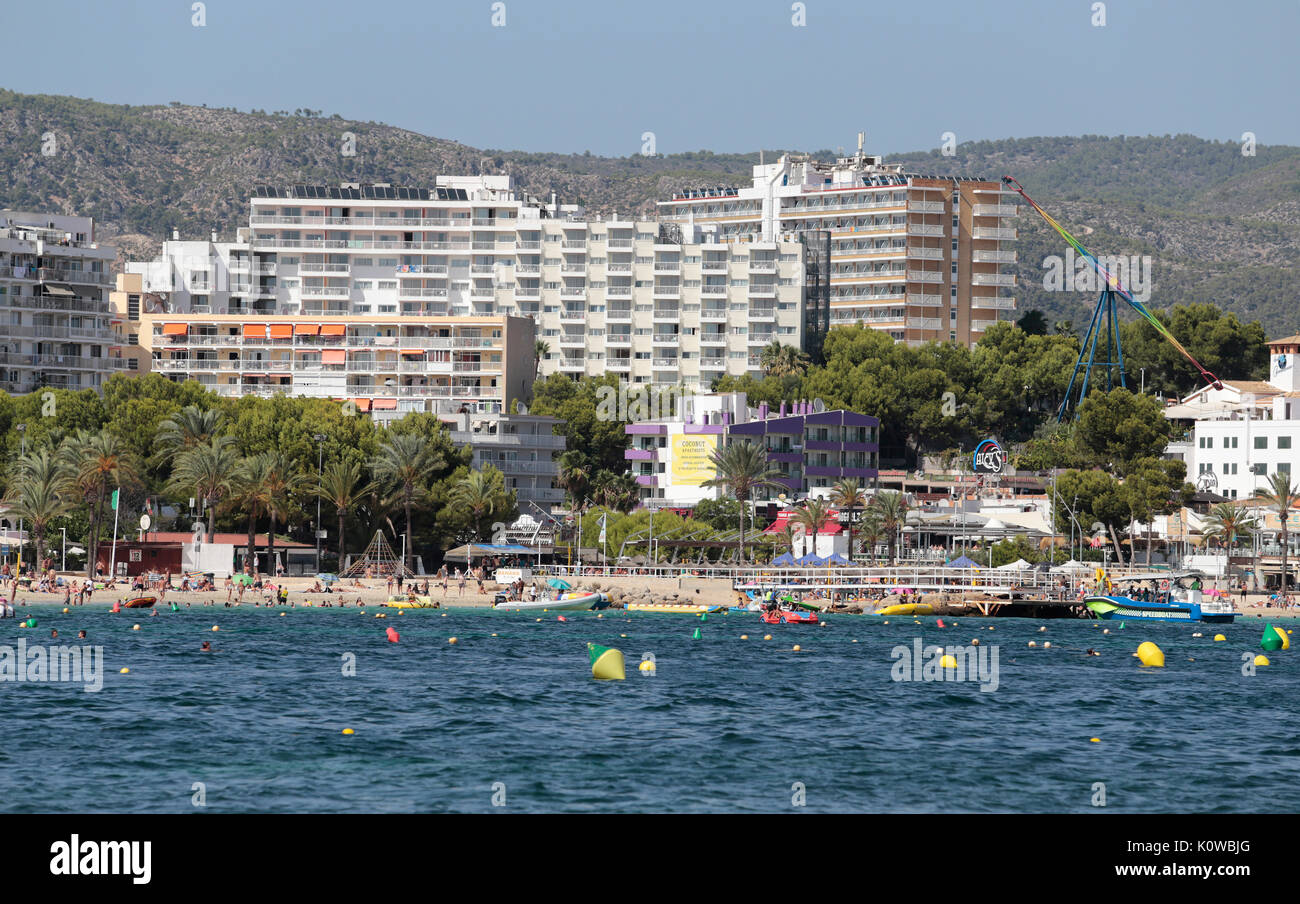 Magaluf Beach In Mallorca Spain High Resolution Stock Photography and ...