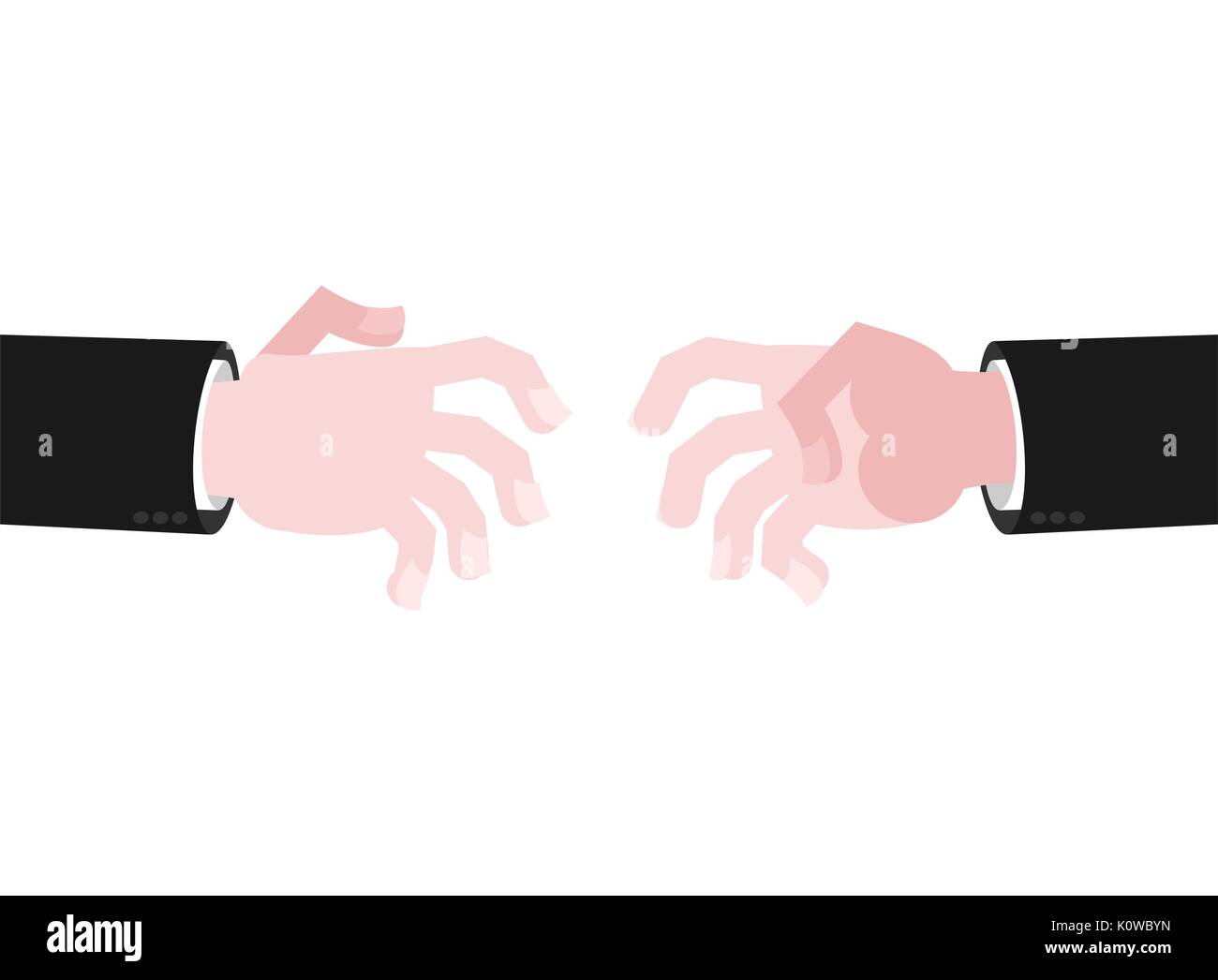 Reach out hand Stock Vector Images Alamy