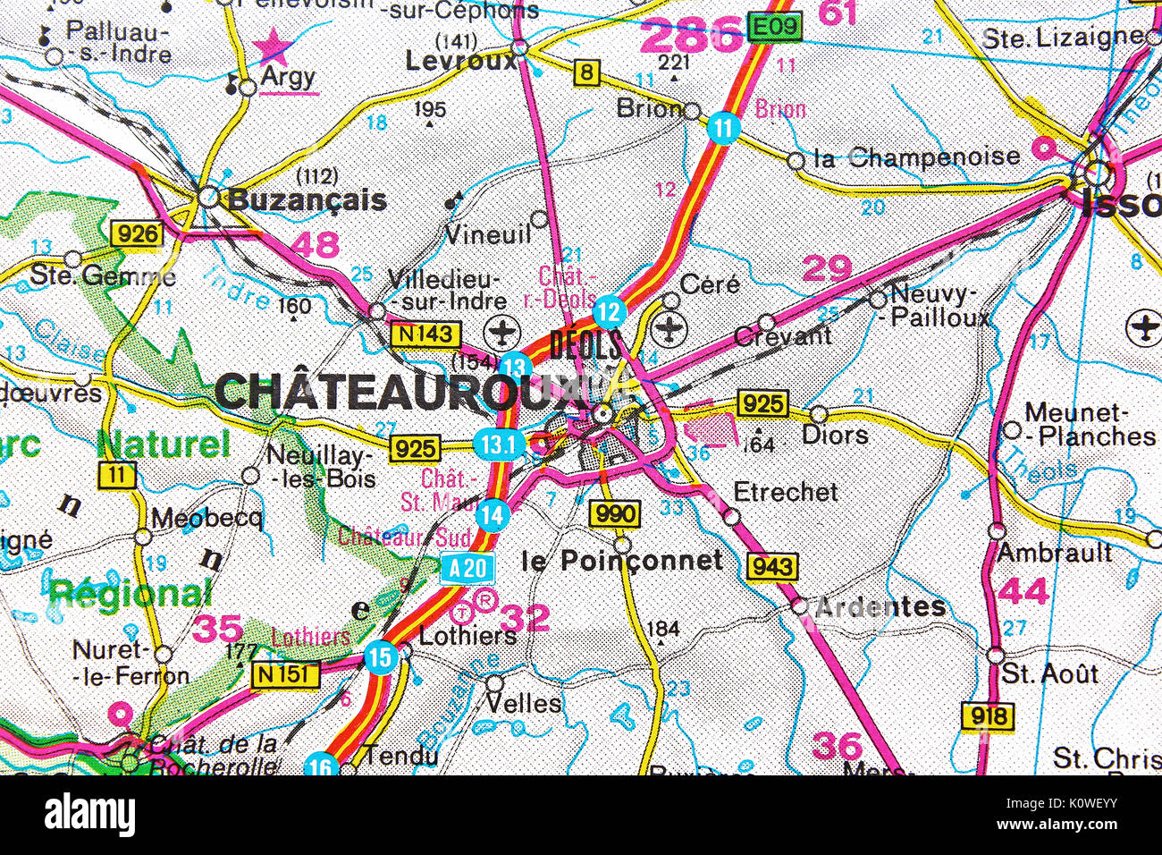 tours chateauroux mappy