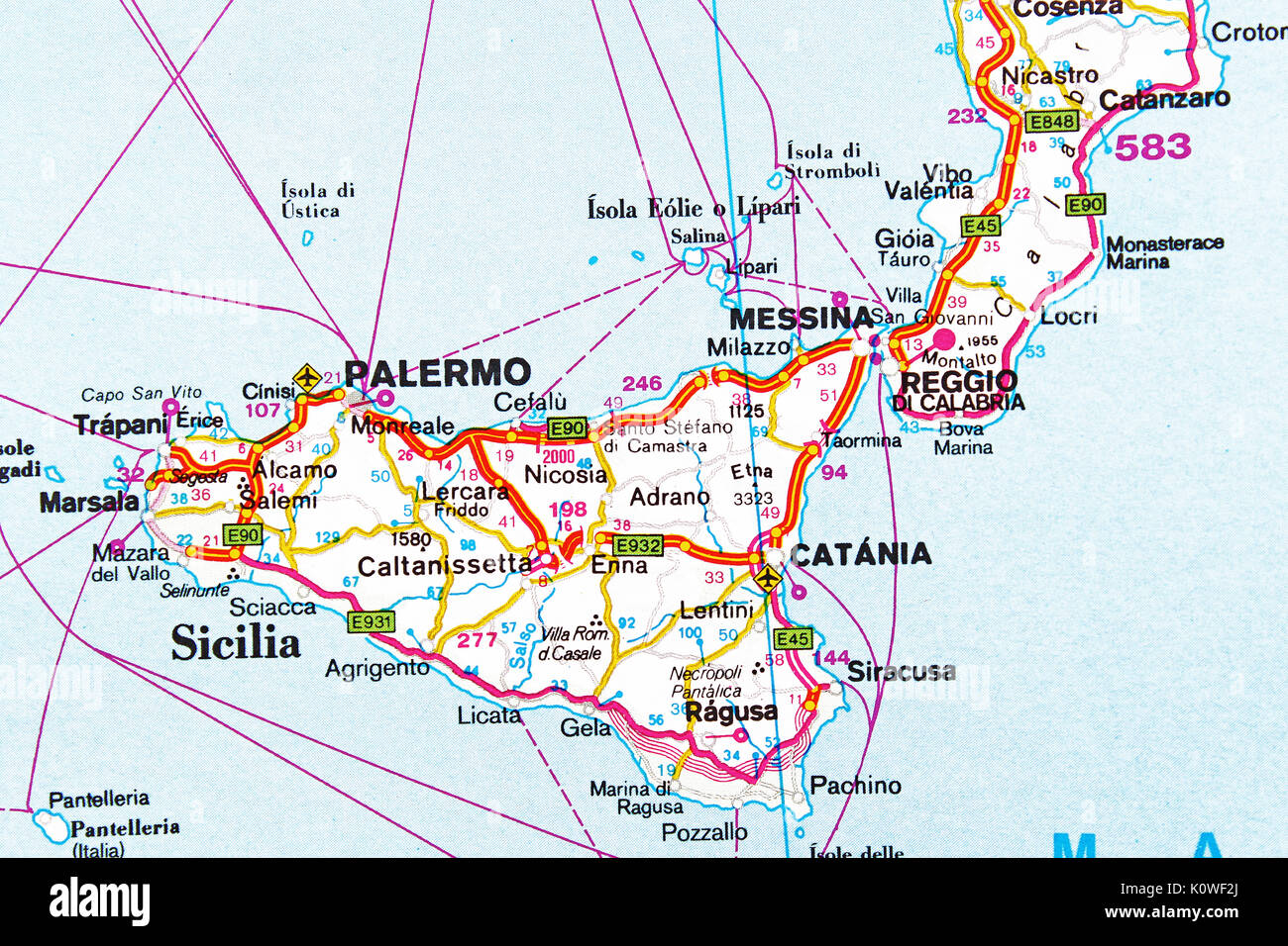 Palermo Tourist Map