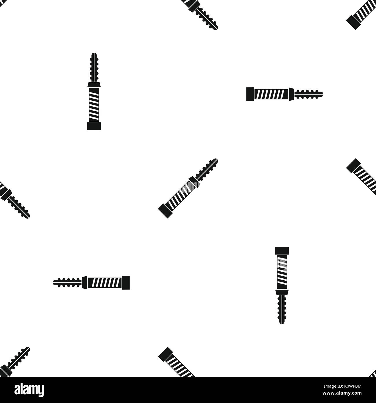 Mini electronic hookah pattern seamless black Stock Vector