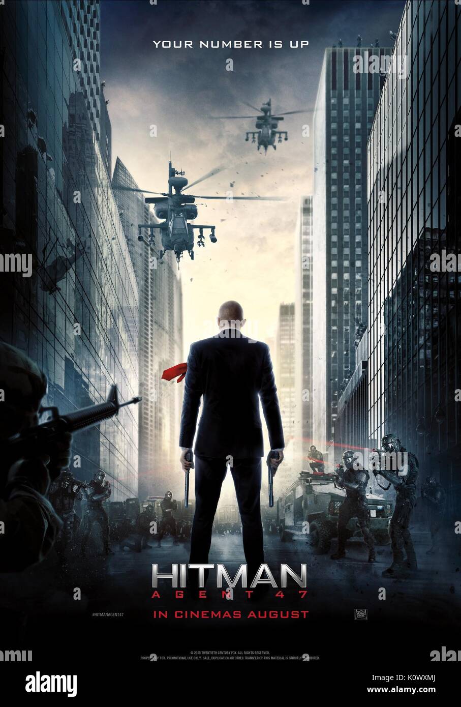 Rupert Friend Poster Hitman Agent 47 15 Stock Photo Alamy