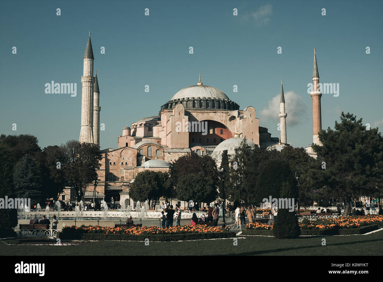Hagia sofia tourist hi-res stock photography and images - Alamy