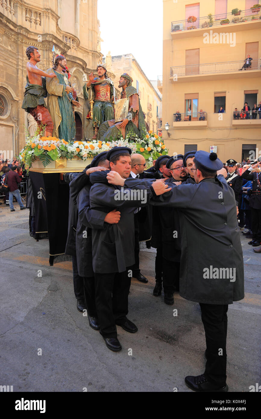 Processione Dei Misteri A Trapani Sicily, Trapani, Good Friday Mysterious procession La Processione dei