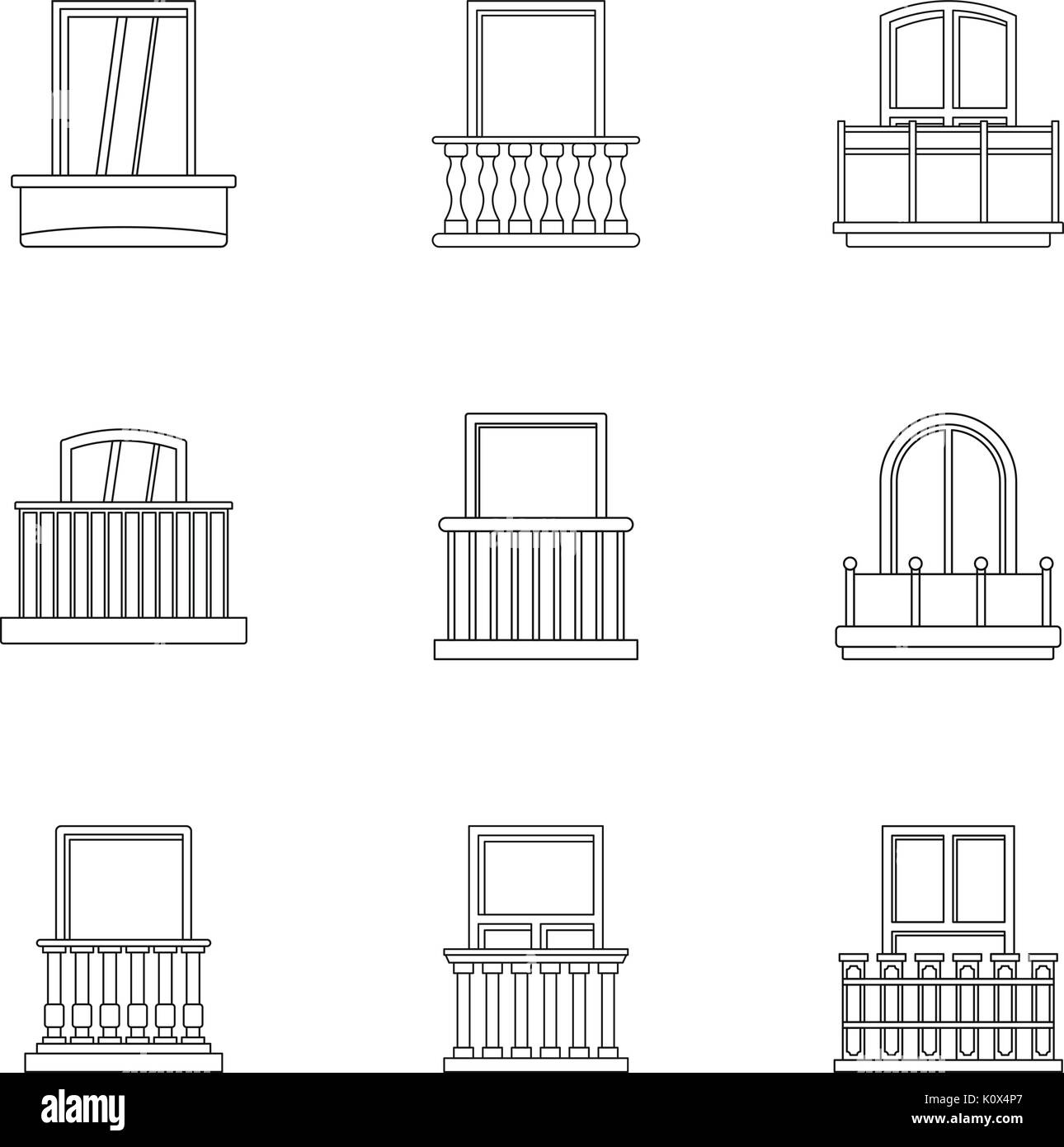 Open balcony view Black and White Stock Photos & Images Alamy