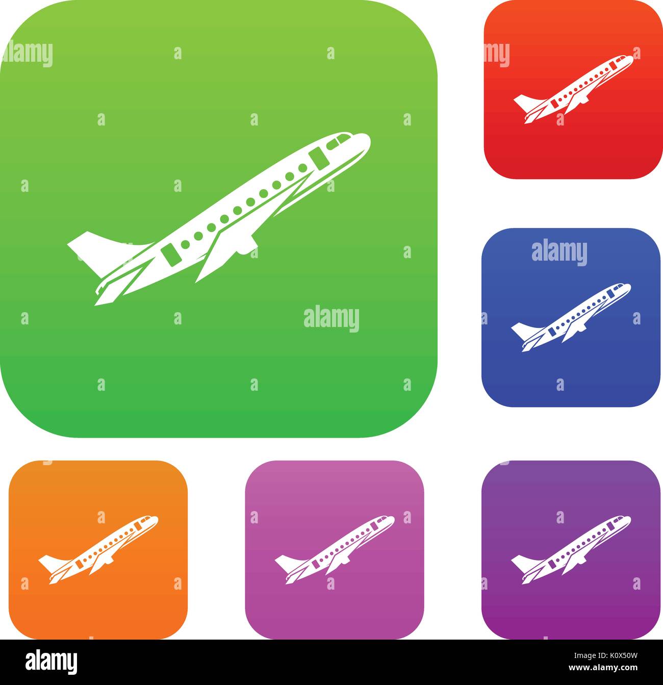 Aircraft set collection Stock Vector Image & Art - Alamy