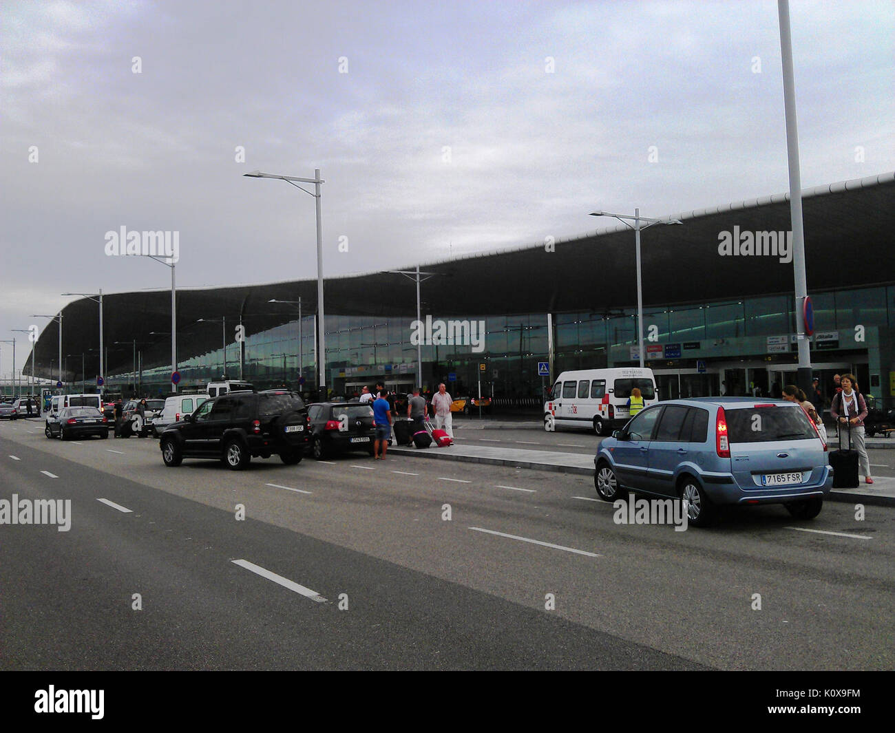 Airport Barcelona Terminal 1 001 Stock Photo Alamy