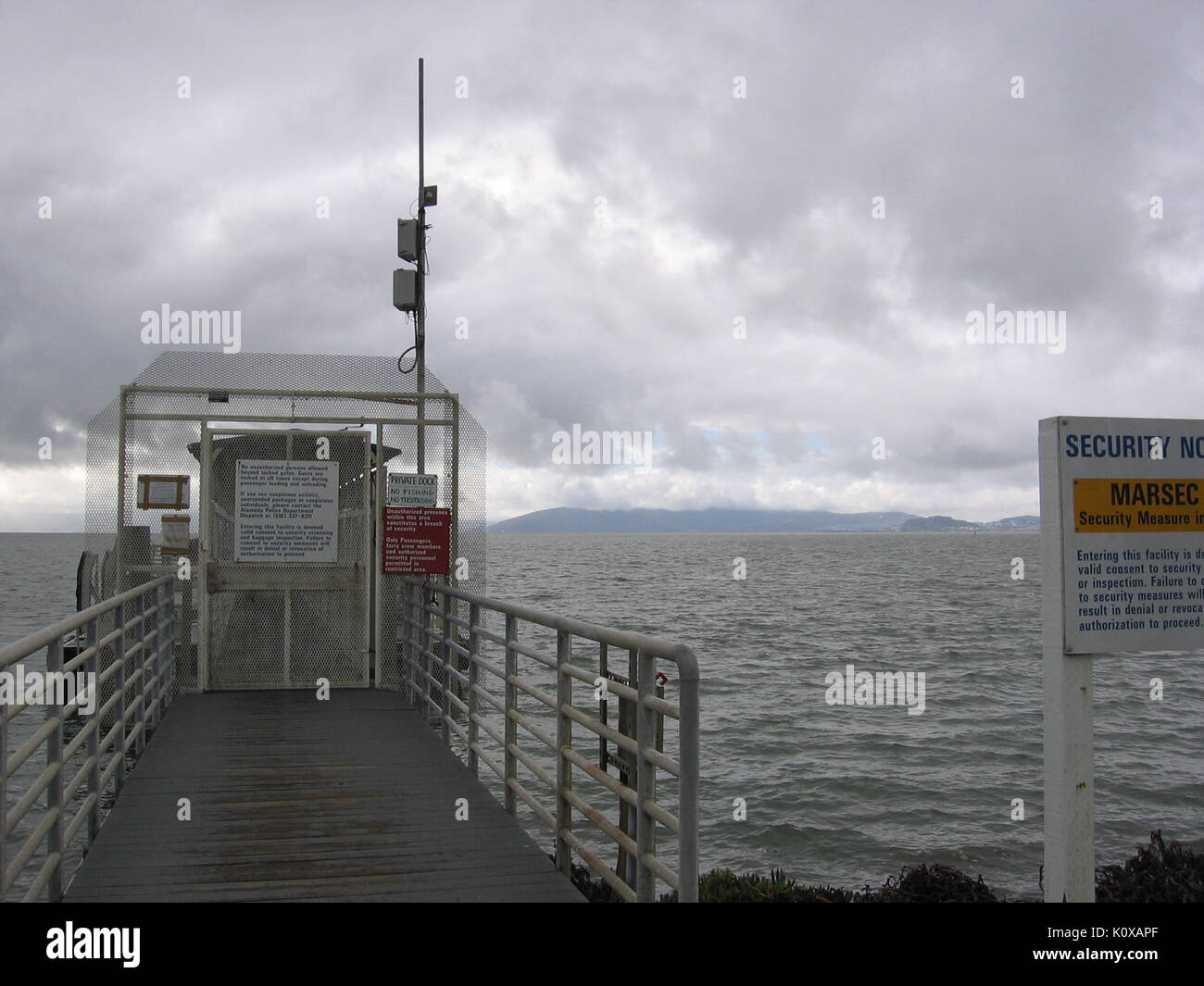 Alameda Harbor Bay Terminal 3454 05 Stock Photo