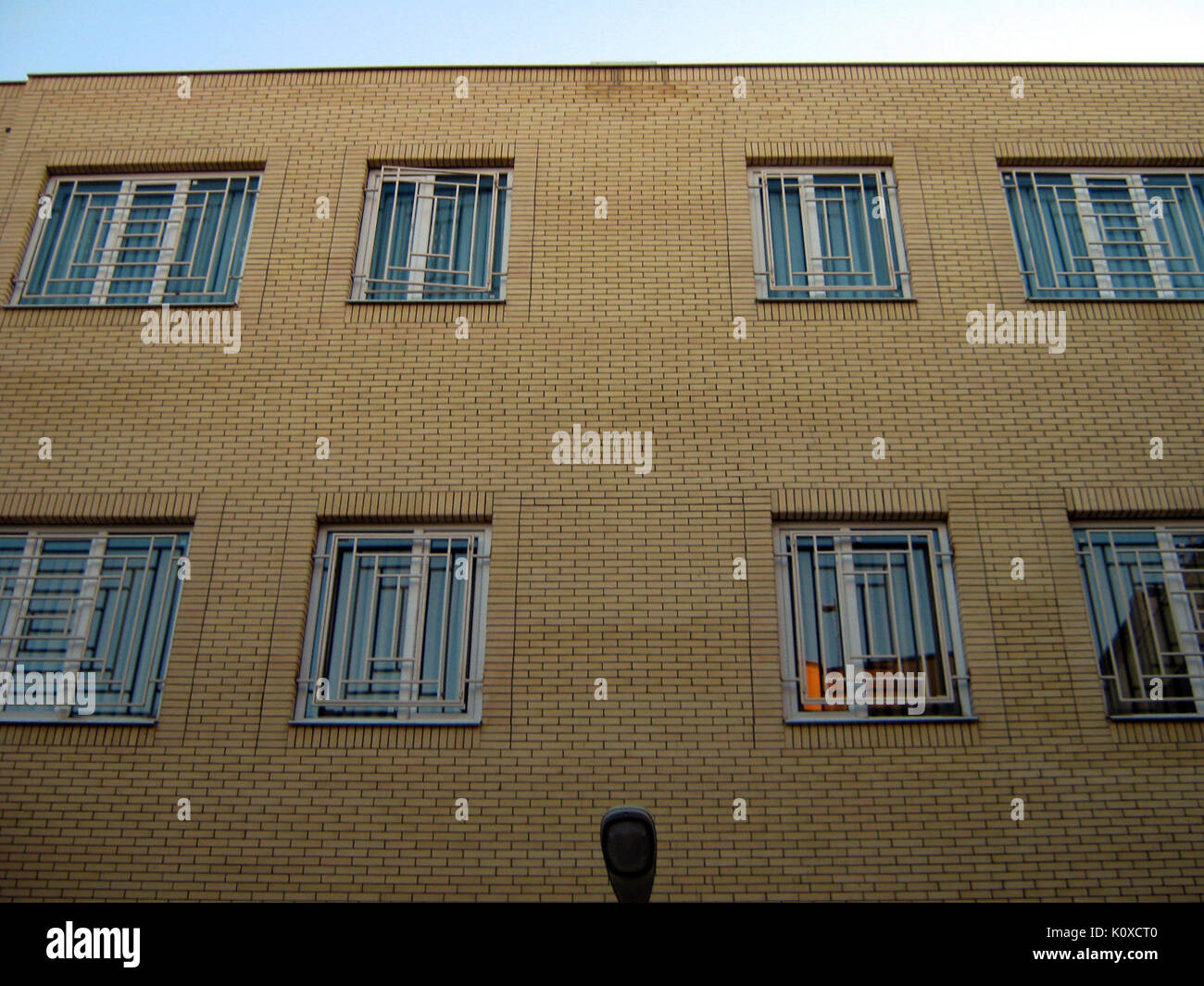 Abu Reyahan al Biruni Middle School   Nishapur north windows 001 Stock Photo