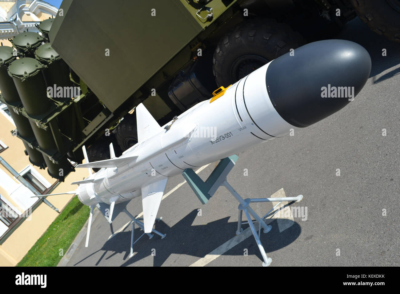 Anti ship missile Kh 35 Stock Photo