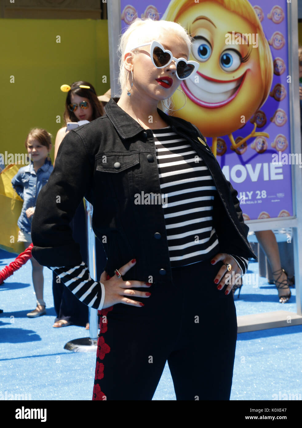 'The Emoji Movie' Los Angeles premiere at the Village Theater Featuring