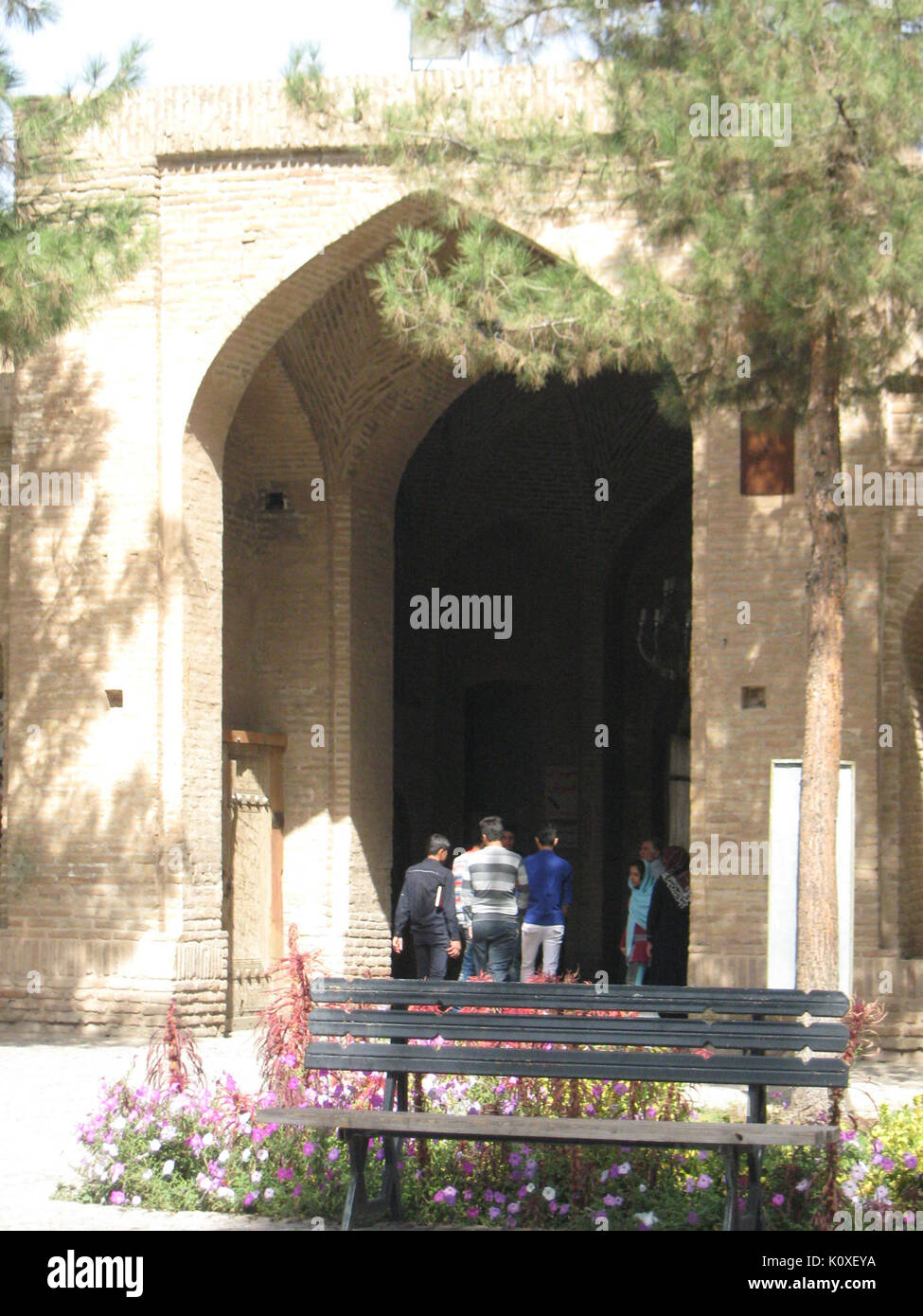 Abbasid Caravanseray of Nishapur (Ribati i Abbasi of Nishapur)   Morning 243 Stock Photo