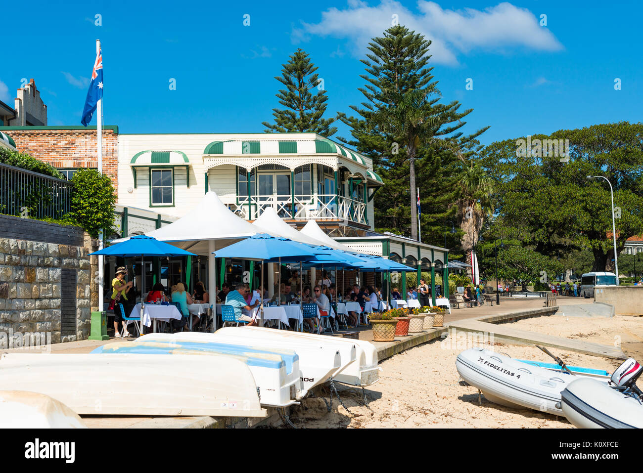 Doyles Fish restaurant close to the beach at Watson's bay, Sydney, Australia. Stock Photo
