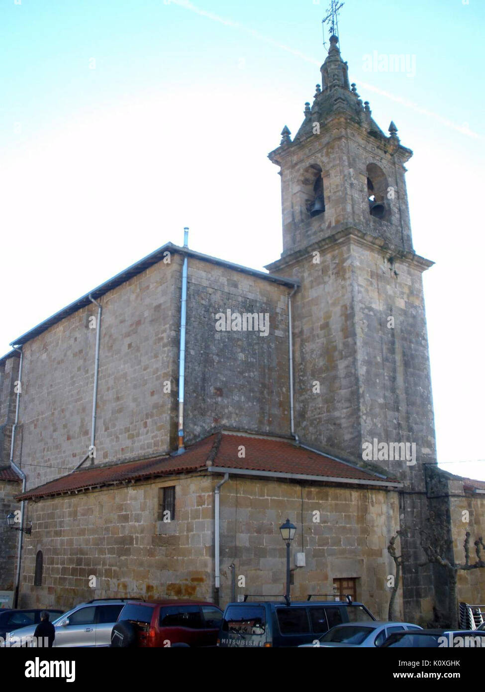 Araia Iglesia de San Pedro Apostol 3 Stock Photo Alamy