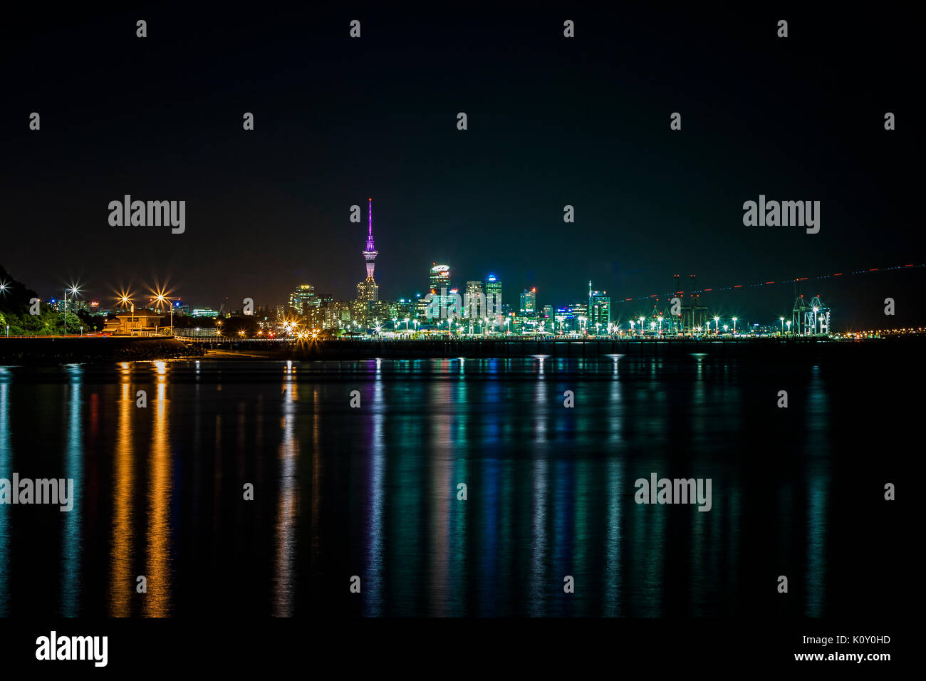 Auckland Skyline Stock Photo
