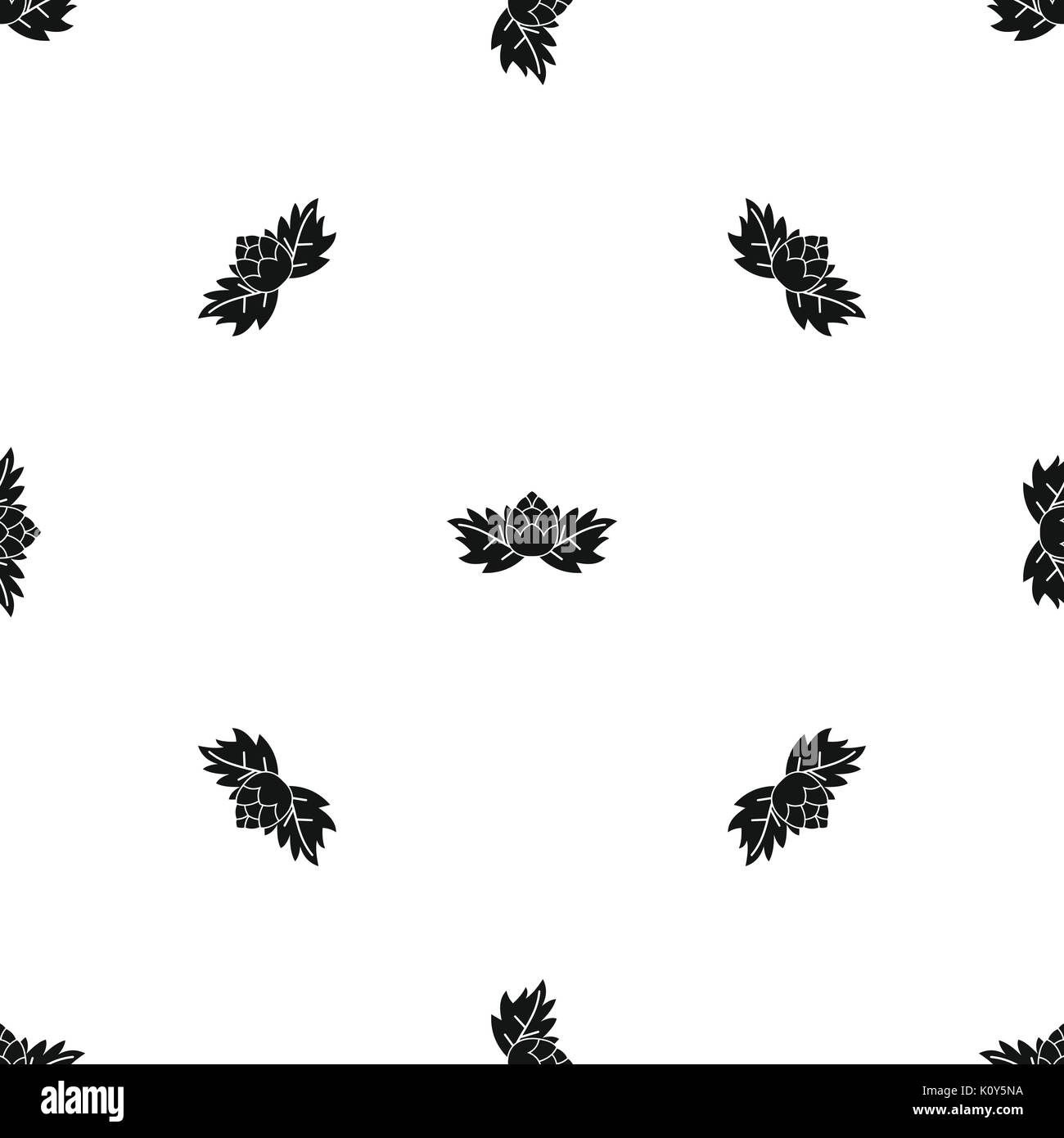 Hops pattern seamless black Stock Vector Image & Art - Alamy